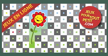 Jeux pour tout petits gratuits en ligne: Les fleurs. Jeux éducatifs pour les maternelles