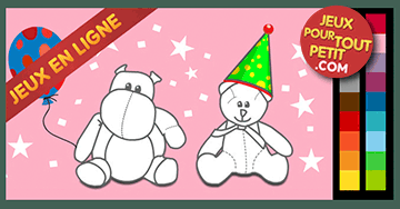 Jeux de coloriage en ligne pour fille: Peindre anniversaire!