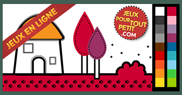 Coloriage en ligne gratuit pour Enfant: Peindre La Maison