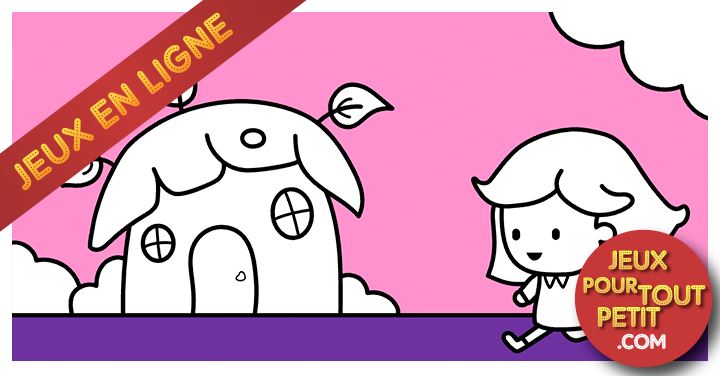 Jeux de coloriage gratuits a colorier en ligne pour les tout petits: La Petite Fille 