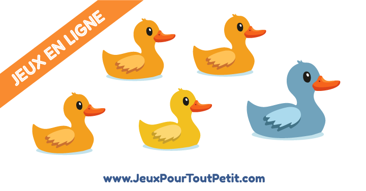 Jeux gratuits en ligne pour enfants de 2 à 5 ans et pour les tout petits: Les Canards