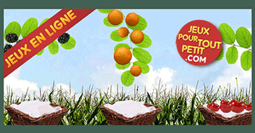 Jeux en ligne pour tout petits: Les fruits. Jeux gratuits pour enfants de 2, 3, 4 et 5 ans