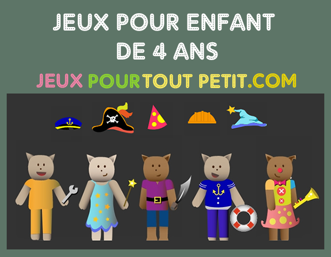Jeux pour Enfant de 4 ans en Ligne Gratuit