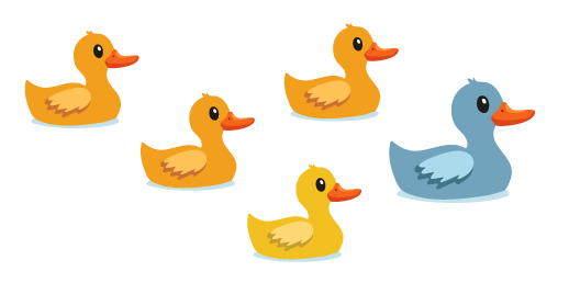 Jeux en ligne pour bébés et pour enfants de maternelle: Les Canards