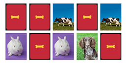 Jeux de mémoire pour enfants: Les animaux de la ferme