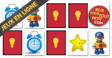 Jeux de mémoire gratuits en ligne pour les petit: Jouets. Jeu éducatif pour enfants de 3, 4, 5 et 6 ans
