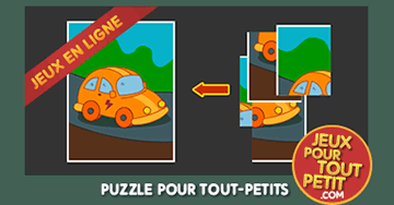 Jeu de puzzle gratuit en ligne pour enfants à partir de 2 ans: Voiture