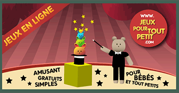 Jeux pour bébés et pour tout petits: Le Magicien. Jeux gratuits en ligne pour enfants et pour maternelles