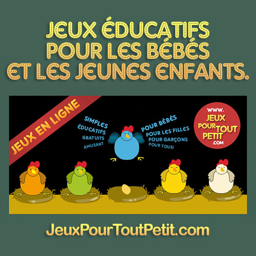 Jeux pour bébé: En appuyant sur une touche ou en appuyant sur l'écran